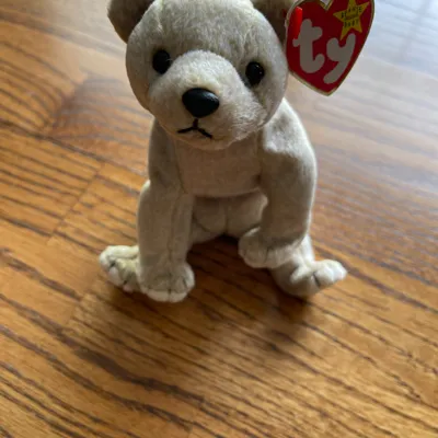 Ty Beanie Baby — Almond the Bear (1999) with Tags